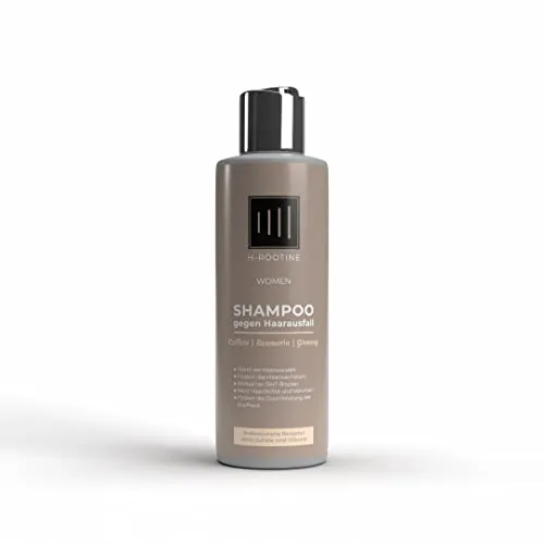 H-ROOTINE Shampoo gegen Haarausfall für Frauen - Coffein-Shampoo für dünner werdendes & kraftloses Haar • Ohne Parabene & Silikone - Anti Hairloss Women 200ml (1er-Pack)