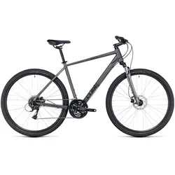Cube Nature - Graphit Schwarz 50cm | 28 Zoll - Fahrrad mit modernem Design, ideal für Stadtfahrten und Freizeit, bietet Komfort und Stabilität.