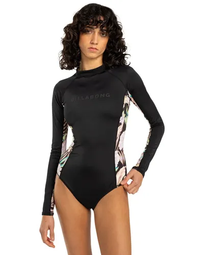 Billabong Tropic Bodysuit Badeanzug - Bademode aus 82% Recycling-Polyester, ideal für umweltbewusste Schwimmerinnen, Größe M für 168-175 cm & 54-63 kg, Maschinenwäsche möglich.