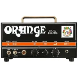 Orange Dark Terror DA15H Head - Leistungsstarker Röhrenverstärker - Verstärker für Gitarristen, umschaltbare Leistung von 15W auf 7W, ideal für Studio und Bühne, mit FX Loop und Kopfhöreranschluss.