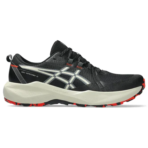 ASICS Gel-Venture 11 Trailschuh Herren – Schwarz/Beige, Größe 45 - Ideal für Trails: Der ASICS Gel-Venture 11 bietet Komfort und Stabilität mit robustem Gummigrip. Entdecke neue Wege mit zuverlässigem Halt und direktem Laufgefühl.