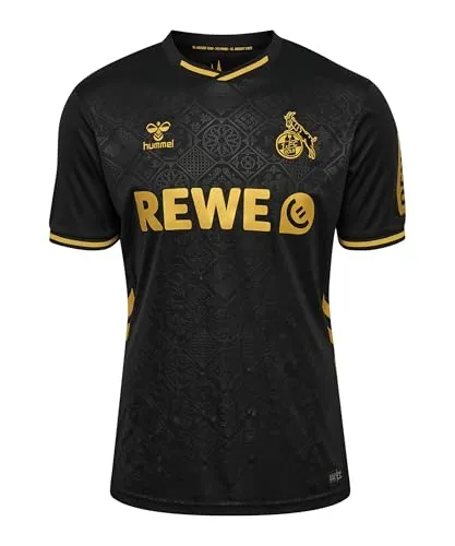 HUMMEL Herren Trikot 1FCK 25/26 3RD JERSEY S/S - Elegantes Herren-Trikot mit goldenen Akzenten, inspiriert vom Kölner Dom. Ideal für Fans, die Stil und Tradition verbinden möchten. Inklusive spezieller Box mit Informationen.