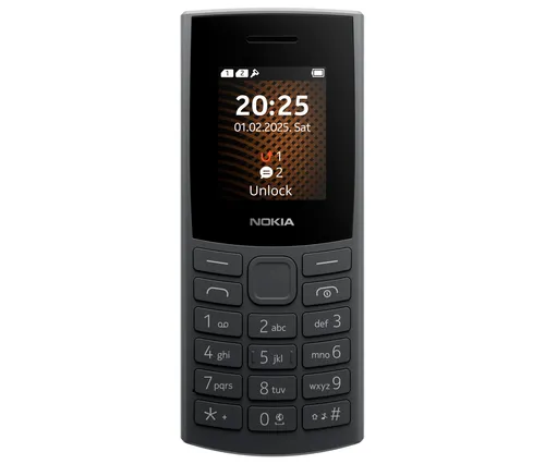 4G 2nd Edition 105 - Dual-SIM Feature Phone - Handys ohne Vertrag mit 128 MB RAM und 48 MB internem Speicher, ideal für einfache Kommunikation und Multimedia, ausgestattet mit microSD Slot.