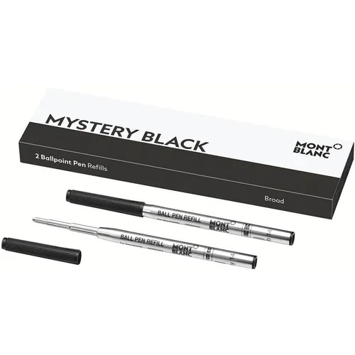 MONTBLANC Mystery Black Kugelschreibermine B schwarz, 2 St.