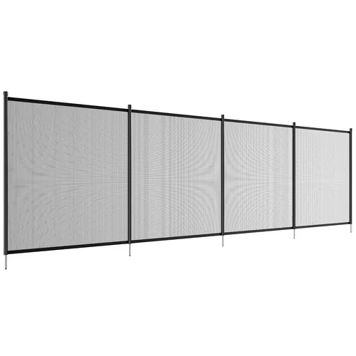 VEVOR Poolzaun 1,21 x 3,66 m - Abnehmbarer Kindersicherheits-Poolzaun mit einfacher DIY-Installation, schützt Kinder und Haustiere effektiv dank strapazierfähigem Teslin-PVC-Netz.