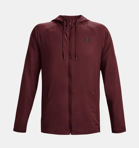 Under Armour Trainingsjacke UA WVN PERFORATED WNDBREAKER - Hochwertige Windbreaker-Jacke für Herren mit Perforationen, ideal für jedes Training. Leicht, strapazierfähig und kompakt verstaubar, schützt sie optimal vor Wind und sorgt für Atmungsaktivität.