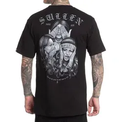 Sullen Clothing T-Shirt No Evil Art Collective - Stylisches T-Shirt mit Rundhalsausschnitt und bequemer Passform, ideal für Tattoo- und Kunstliebhaber. Maschinenwaschbar und langlebig für den täglichen Einsatz.
