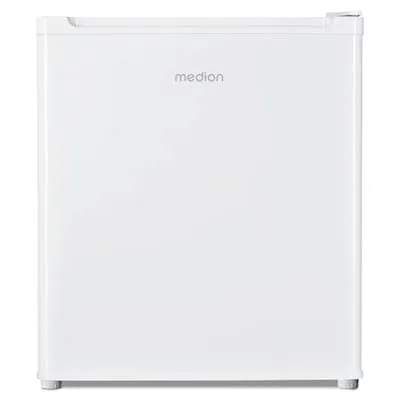 MEDION Mini Kühlschrank - 41 Liter Nutzinhalt, integriertes Eisfach, ideal für Büro und Gartenlaube, höhenverstellbare Füße