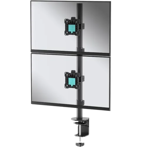 ONKRON Dual Monitor Halterung D208E für 13-34" - Monitor-Halterungen & -Ständer für 2 Monitore, schwenkbar und neigbar, bis 8 kg Tragkraft, ideal für effizientes Arbeiten und Platzersparnis.