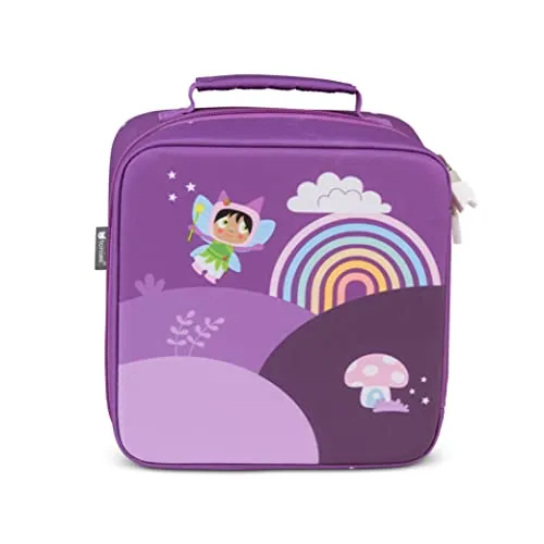 tonies Bühnen-Transporter Hinter dem Regenbogen - Robuste Transporttasche für 14 Hörfiguren, Toniebox und Zubehör, umweltfreundlich aus 100% recyceltem PET, ideal für unterwegs