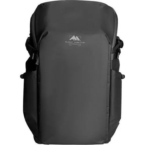 Summit-Creative Metropolis Backpack 22l black - Wanderrucksack mit speziellem Design für Fotografen, bietet schnellen Zugriff auf Kamera und Laptop, wasserabweisend und leicht im Gewicht – ideal für Stadt und Outdoor-Abenteuer.