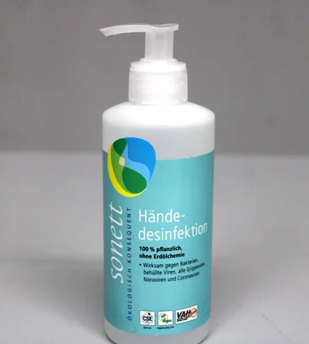 Sonett Händedesinfektionsmittel 300 ml – pflanzlicher Alkohol, vegan NEU