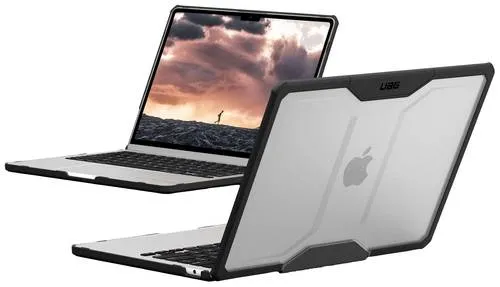 UAG Plyo Series - Notebook Shield Case - Widerstandsfähiges Notebook-Shellcase in Clear/Black, idealer Schutz für Ihr Gerät, perfekt für unterwegs.