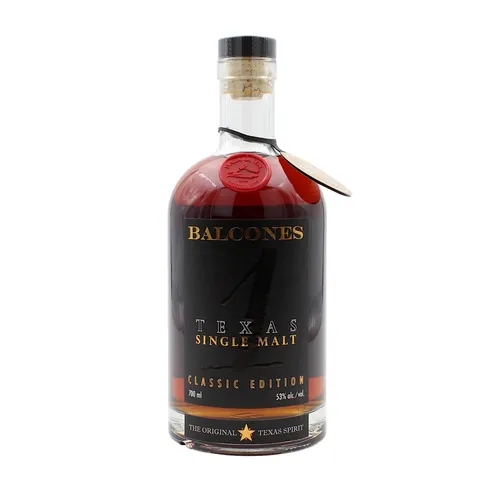 Balcones Texas Single Malt Classic Edition - Whisky mit einzigartigem Charakter, hergestellt aus lokalem Getreide und in kleinen Chargen destilliert für ein unverwechselbares Geschmackserlebnis.