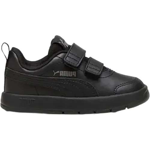 PUMA Jungen Unisex Kinder Courtflex V3 V Inf Sneaker - Sneaker mit atmungsaktiver Netzstoff-Oberfläche und EVA-Zwischensohle für maximale Flexibilität und KinderFit Innensohle für optimale Passform.