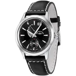 Zeno-Watch Basel Chronograph Herren - Gentleman Quarz - 6662-7004Q-g1 - Elegante Herren-Armbanduhr mit präzisem Quarzwerk, Saphirglas und edlem Lederarmband. Ideal für jeden Anlass und Swiss Made Qualität.