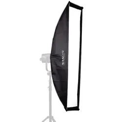 Nanlite Strip-Softbox SB-ST-140x30 für Forza 300/500 - Beleuchtung & Studiobedarf: 140x30 cm Softbox mit Diffusor für gleichmäßiges Licht und ideale Portrait- und Produktfotografie.