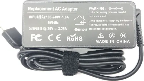 65W Adapter Netzteil Ladegegät kompatibel für Lenovo IdeaPad 100