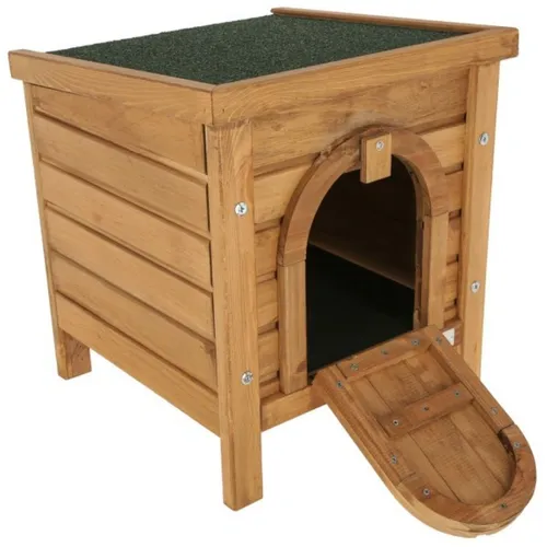 KERBL Outdoor Kleintierhaus 36 x 36 x 40 cm - Käfige, Auslauf & Gehege – Robustes Holzhaus für Kaninchen, Meerschweinchen und mehr, ideal für den Außenbereich.