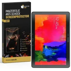 4x Panzerfolie für Samsung Galaxy Note Pro 12.2 ANTI-SCHOCK Displayschutz MATT