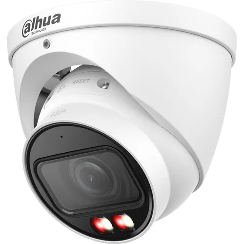 Dahua 8MP Dual Light Eyeball Kamera IPC-HDW2849T-ZS-IL - Weiß - Hochauflösende IP-Sicherheitskamera für Innen- und Außenbereiche. Mit Nachtsicht und zuverlässiger Kabelverbindung bietet sie optimale Überwachung bei Tag und Nacht.