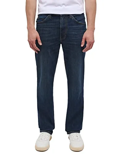 MUSTANG Straight-Jeans Herren Style Tramper blau 30 - Hochwertige Denim-Jeans in dunkelblauer Waschung, gerade Passform für optimalen Komfort und lässigen Stil, perfekt für den Alltag.