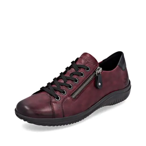 Remonte Damen Low-Top Sneaker D0700 – Sportliche Halbschuhe für Frauen - Halbschuhe für Freizeit und Sport mit wasserabweisendem Obermaterial. Die Komfortweite sorgt für angenehmen Tragekomfort und mehr Freiraum für die Zehen.