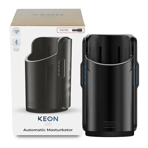 KIIROO KEON Automatischer Masturbator für Männer – Interaktive Lust mit FeelMe AI - Erleben Sie individuelle Lust mit dem KEON, einem automatischen Lustgerät für Männer. Kompatibel mit interaktiven Inhalten, liefert es bis zu 230 Hübe pro Minute für ein anpassbares Vergnügen.