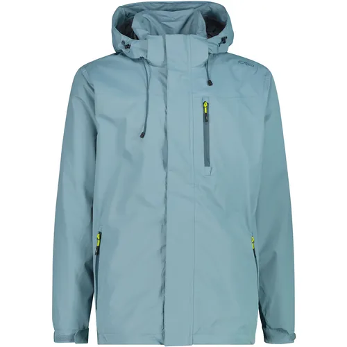 CMP MAN Jacke Zip Kapuze mit Belüftung hydro (E772) 58 - Die CMP MAN Jacke ist die perfekte Wahl für Herren, die bei jedem Wetter stilvoll bleiben möchten. Mit ultraleichtem Ripstop-Gewebe und innovativer Clima Protect-Technologie bietet sie zuverlässigen Schutz vor Wind und Wasser.