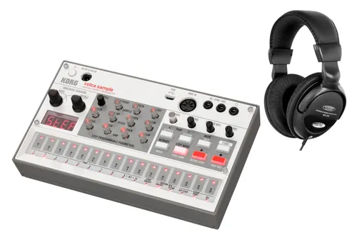 Korg Volca Sample 2 Set - Vielseitiger Sample-Player für Synthesizer mit 200 Samples und integriertem Reverb-Effekt, ideal für kreative Musikproduktion.