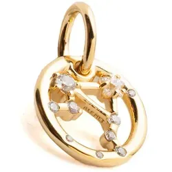 Pandora Vergoldeter Anhänger mit Edelsteinen - Edelsteine in klarem Zirkonia, 14K vergoldet, perfekt für Armketten Pandora Moments und Pandora ME.