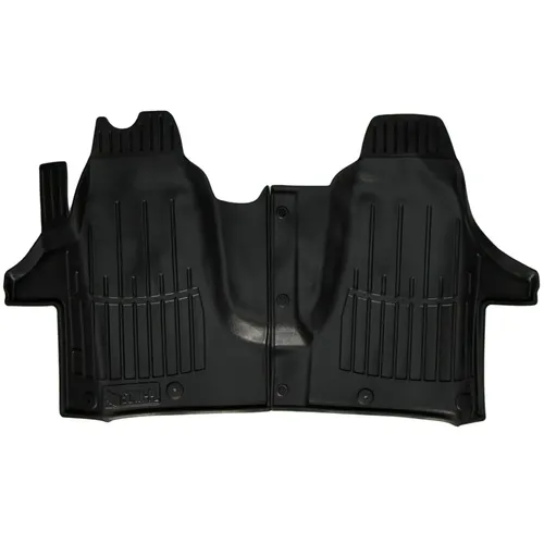 Gummimatten 3D für Volkswagen Transporter T5 (2003-2015) 2-Sitzer-Version (1+1) - Hochwertige Gummimatten für perfekten Schutz im VW Transporter T5. Passgenau und langlebig, ideal für den täglichen Einsatz.