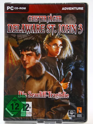 Geisterjäger Delaware St. John 3: Die Seacliff-Tragödie - Adventure-Spiel für PC, USK ab 12 Jahren, packende Story und spannende Rätsel erwarten dich in diesem neuen Teil der Geisterjäger-Serie.