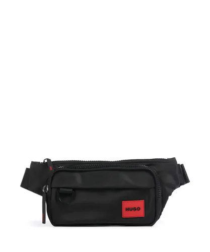 HUGO Bauchtasche Ethon 2.0 Bumbag schwarz - Stylische Gürteltasche aus strapazierfähigem Polyester, ideal für unterwegs. Mit praktischem Reißverschluss und kompakten Maßen für einen modernen Look.