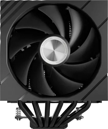 TRYX TURRIS T620 CPU-Luftkühler, 120mm, schwarz - Leistungsstarker Dual-Tower-Luftkühler für Gaming-PCs. Mit zwei ROTA-Lüftern und 5-Zoll-IPS-Display zur individuellen Anpassung. Hohe Kühlleistung bei leisen 32,5 dB(A) für optimale Systemtemperaturen.