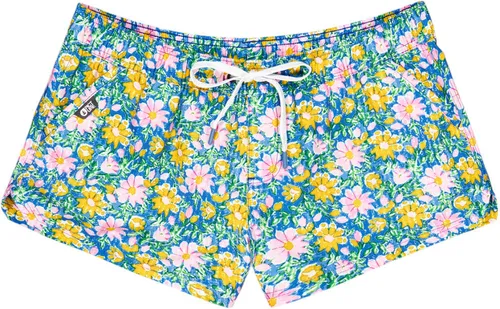 PICTURE NAPKEY PRINTED Boardshort 2025 - myosotis print - M - Boardshorts aus umweltfreundlichem, recyceltem Repreve-Polyester, chlor- und sonnencremebeständig, ideal für Wasser- und Outdoor-Aktivitäten, mit elastischem Bund für optimalen Komfort.