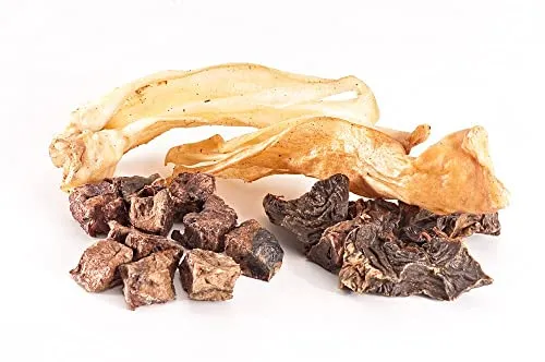 mascota vital - Hirsch-Mix 200g -100% Hirsch, schonend getrocknet, 100% Natur, Kausnack für Hunde, höchste Qualität, Kauartikel Mix (Hirsch-Mix)