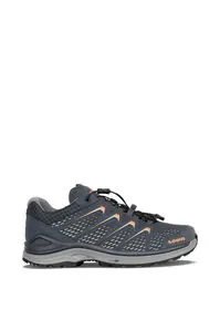LOWA Meadow GTX LO SL Ws STAHLBLAU/PFIRSICH - 6,5/40 - Wanderschuhe mit praktischem Speed-Lacing-System für schnelles An- und Ausziehen. Wasserdicht dank GORE-TEX Membran und leicht mit nur 305g pro Schuh - ideal für Freizeit und Alltag.
