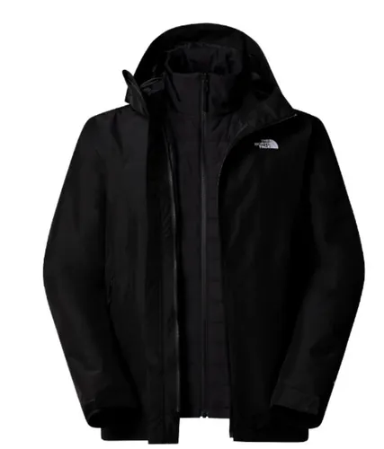 The North Face Carto Mono Triclimate Hooded Jacket - Wetterfeste Doppeljacke in Schwarz, Gr. S - Wanderjacken: Vielseitige Doppeljacke, isolierend, wind- und wasserdicht, ideal für Trekking und Alltag. Hergestellt aus 100% recyceltem Polyester für umweltbewusste Outdoor-Abenteuer.
