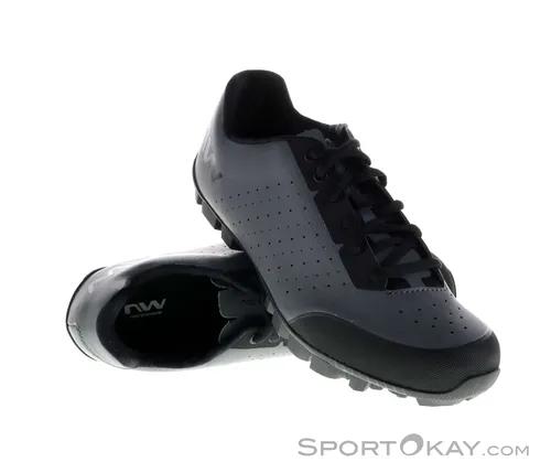 Northwave Rockster 2 dark grey (89) 45 - Mountainbikeschuhe für Herren mit Jaws Evo Sohle für optimale Leistung und Komfort, ideal für Radfahrer, die auch zu Fuß unterwegs sind.