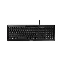 CHERRY STREAM KEYBOARD - Flüsterleises Wired Keyboard mit QWERTZ Layout, ideal für Vielschreiber und ausgezeichnet mit Umweltzeichen Blauer Engel
