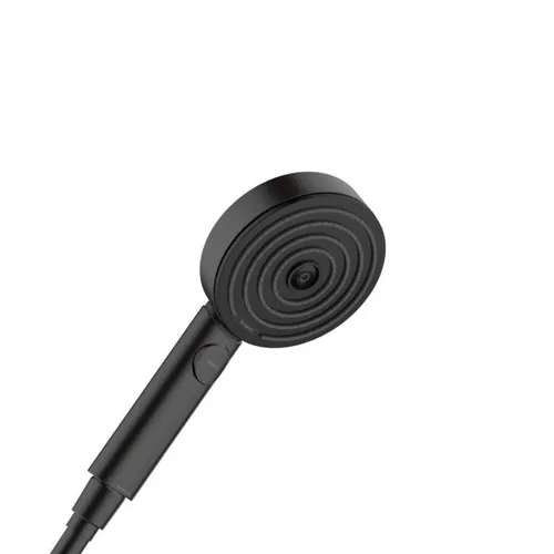 hansgrohe Pulsify Select S Handbrause 24110670 - Handbrause in mattschwarz mit 105 mm Brausekopf, bietet drei Strahlarten inklusive entspannendem PowderRain. Ideal für ein luxuriöses Duscherlebnis.