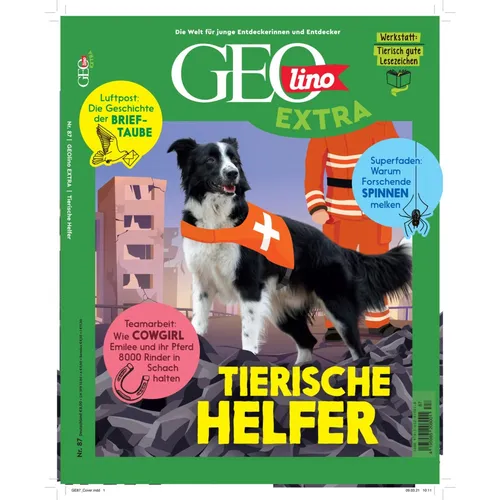 Gruner & Jahr GEOlino Extra / GEOlino extra 87/2021 - Tierische Helfer (Deutsch, Rosa Wetscher, 2021) (35147860)