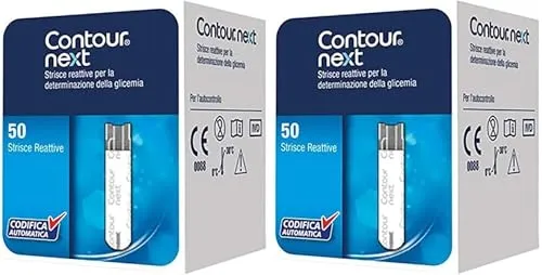 Contour-Next Bayer Blood Glucose Test Strips, 100 Count