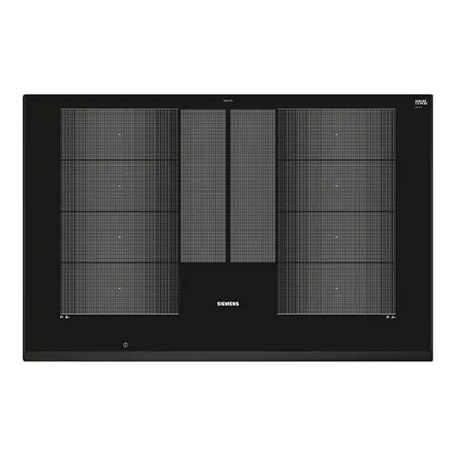 Siemens EX851LYV5E iQ700 Induktionskochfeld 80 cm - Smartes Kochfeld mit varioInduktion Plus für optimale Flexibilität, Bratsensor Plus für perfekte Ergebnisse und Home Connect für bequeme Steuerung über Smartphone.