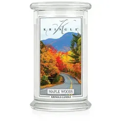 Maple Woods Duftkerze 624 g – Wohlfühl-Ambiente - Genießen Sie die warmen und einladenden Düfte der Maple Woods Duftkerze. Ideal für eine gemütliche Atmosphäre, perfekt für entspannte Abende oder besondere Anlässe.