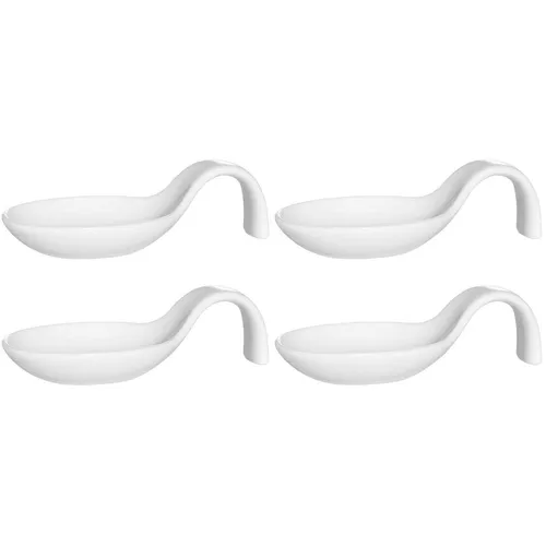Mäser 334810 Gourmetlöffel "Tapas", weiß (4er Pack)