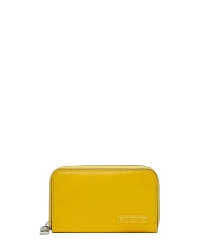 Liebeskind Berlin Women’s Francis Calf Jo Lemon Purse - Hochwertige Nappaleder Geldbörse, minimalistisch mit RFID-Schutz und vier Kartensteckfächern