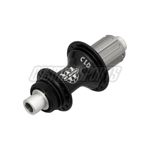 White Industries CLD Disc Centerlock Nabe HR, 142x12mm, 32 L., Shimano HG, schwarz - Hochwertige und leichte Hinterradnabe für Rennrad und MTB - Kompatibel mit Shimano Centerlock Bremsscheiben, gefertigt aus robustem Aluminium und Titan für langlebige Leistung.