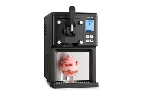 Sweet Sundae Eismaschine Kompressor 1,5l Edelstahl schwarz - Eismaschinen: Genießen Sie selbstgemachtes Eis in nur 40 Minuten mit der Klarstein Sweet Sundae - perfekt für kleine und große Leckermäulchen!